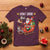 Funny Christmas Cat T Shirt Meowy Catmas Santa Sleigh Xmas - Wonder Print Shop
