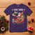 Funny Christmas Cat T Shirt Meowy Catmas Santa Sleigh Xmas - Wonder Print Shop