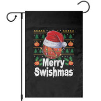 Basketball Christmas Garden Flag Funny Merry Swishmas Sports - Wonder Print Shop