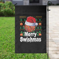 Basketball Christmas Garden Flag Funny Merry Swishmas Sports - Wonder Print Shop