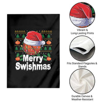 Basketball Christmas Garden Flag Funny Merry Swishmas Sports - Wonder Print Shop