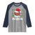 Basketball Christmas Raglan Shirt Funny Merry Swishmas Sports - Wonder Print Shop