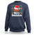 Basketball Christmas Sweatshirt Funny Merry Swishmas Sports - Wonder Print Shop