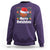 Basketball Christmas Sweatshirt Funny Merry Swishmas Sports - Wonder Print Shop