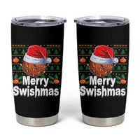 Basketball Christmas Tumbler Cup Funny Merry Swishmas Sports