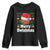 Basketball Christmas Youth Sweatshirt Funny Merry Swishmas Sports - Wonder Print Shop