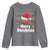 Basketball Christmas Youth Sweatshirt Funny Merry Swishmas Sports - Wonder Print Shop