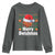 Basketball Christmas Youth Sweatshirt Funny Merry Swishmas Sports - Wonder Print Shop