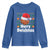 Basketball Christmas Youth Sweatshirt Funny Merry Swishmas Sports - Wonder Print Shop