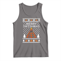 Basketball Merry Swishmas Tank Top Christmas Tree Sports - Wonder Print Shop