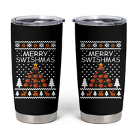 Basketball Merry Swishmas Tumbler Cup Christmas Tree Sports
