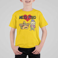 Mexican Filipino Food Lover T Shirt For Kid Tacos Lover And Halo Halo - Wonder Print Shop