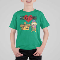 Mexican Filipino Food Lover T Shirt For Kid Tacos Lover And Halo Halo - Wonder Print Shop