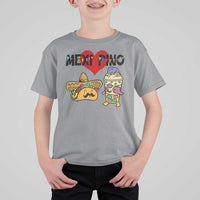 Mexican Filipino Food Lover T Shirt For Kid Tacos Lover And Halo Halo - Wonder Print Shop