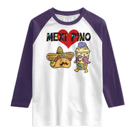 Mexican Filipino Food Lover Raglan Shirt Tacos Lover And Halo Halo - Wonder Print Shop