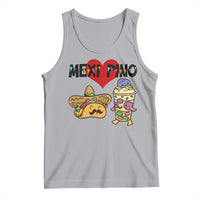 Mexican Filipino Food Lover Tank Top Tacos Lover And Halo Halo - Wonder Print Shop