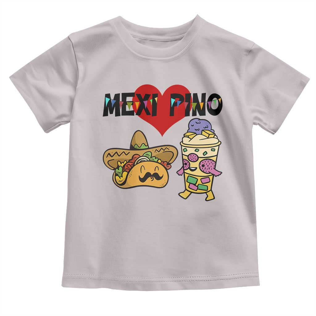 Mexican Filipino Food Lover Toddler T Shirt Tacos Lover And Halo Halo - Wonder Print Shop