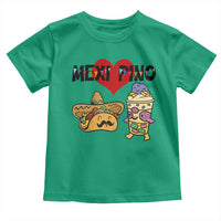 Mexican Filipino Food Lover Toddler T Shirt Tacos Lover And Halo Halo - Wonder Print Shop