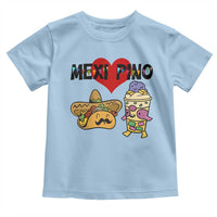 Mexican Filipino Food Lover Toddler T Shirt Tacos Lover And Halo Halo - Wonder Print Shop