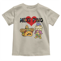 Mexican Filipino Food Lover Toddler T Shirt Tacos Lover And Halo Halo - Wonder Print Shop