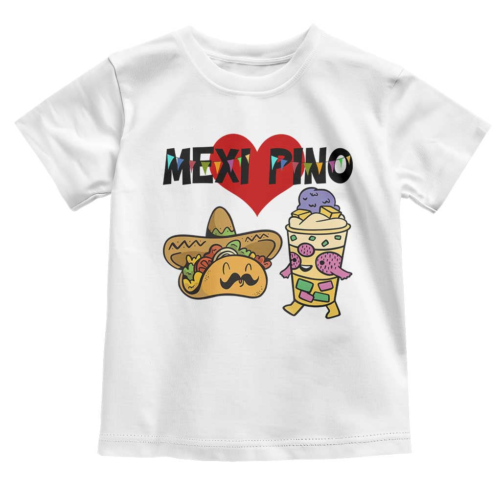 Mexican Filipino Food Lover Toddler T Shirt Tacos Lover And Halo Halo - Wonder Print Shop