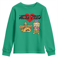 Mexican Filipino Food Lover Youth Sweatshirt Tacos Lover And Halo Halo - Wonder Print Shop