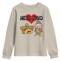 Mexican Filipino Food Lover Youth Sweatshirt Tacos Lover And Halo Halo - Wonder Print Shop