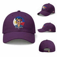 Philippines Girl Filipina Baseball Cap Flag Filipino Pride