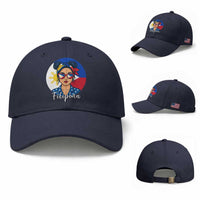 Philippines Girl Filipina Baseball Cap Flag Filipino Pride