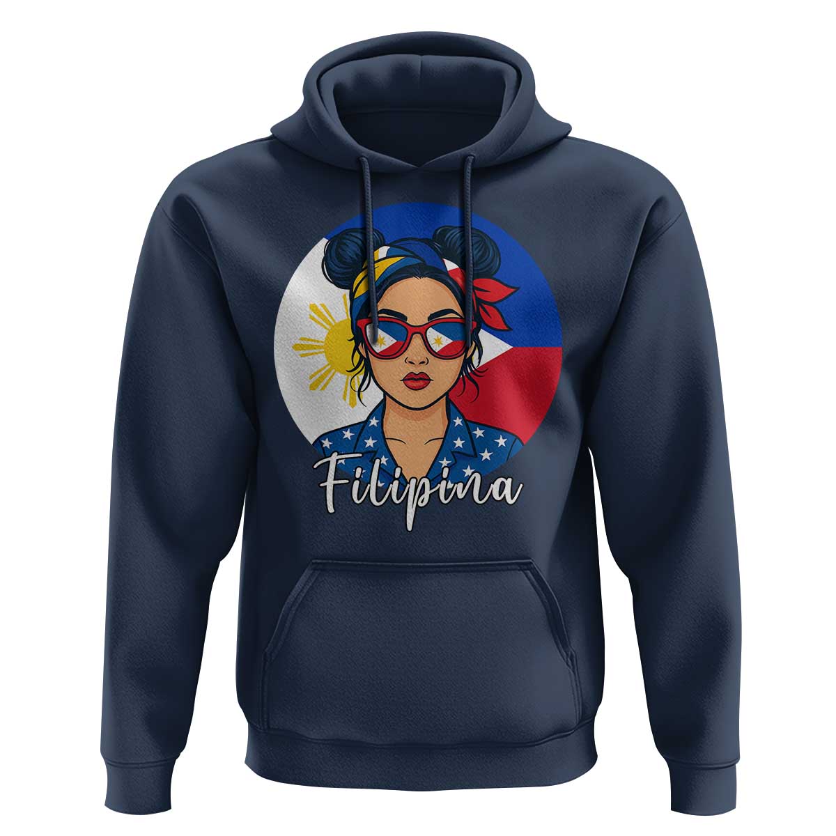 Philippines Girl Filipina Hoodie Flag Filipino Pride - Wonder Print Shop