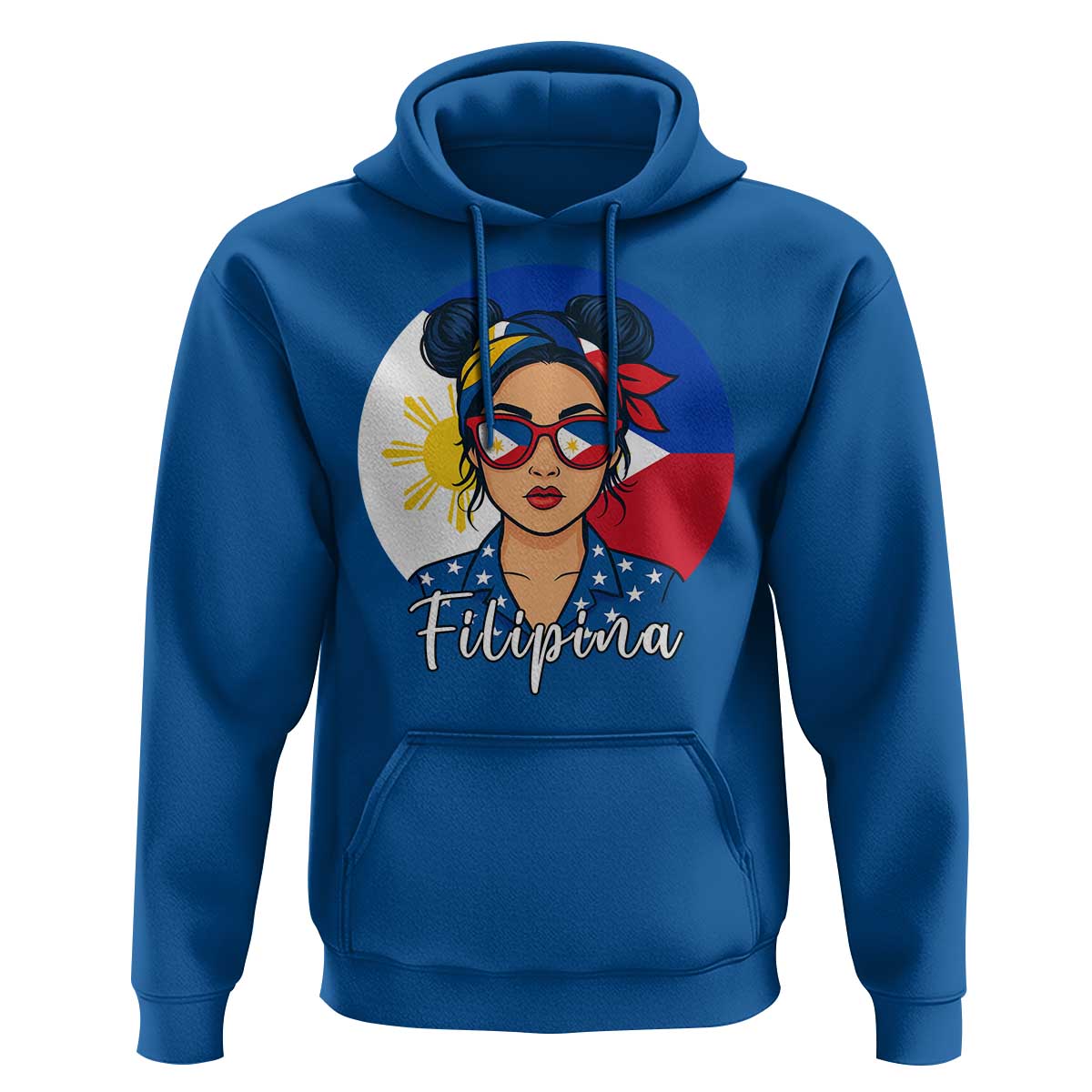 Philippines Girl Filipina Hoodie Flag Filipino Pride - Wonder Print Shop
