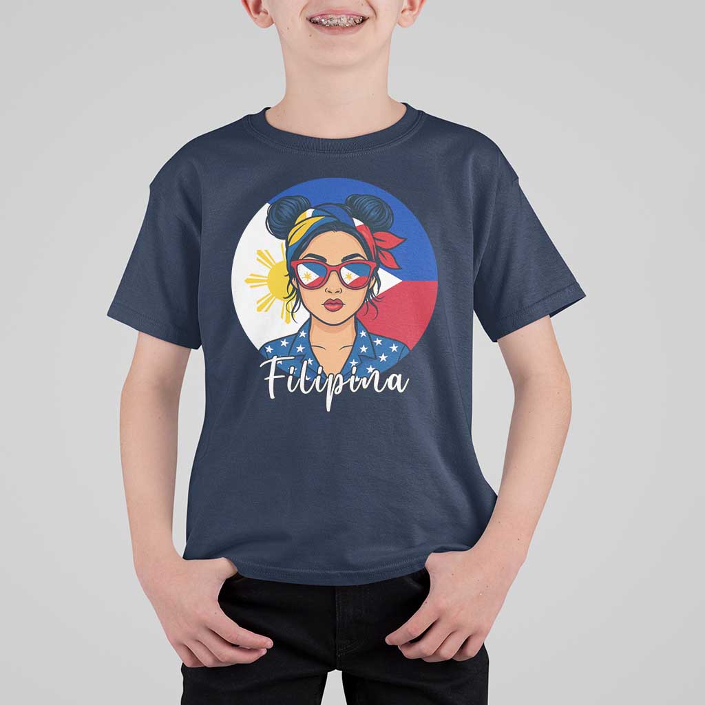 Philippines Girl Filipina T Shirt For Kid Flag Filipino Pride - Wonder Print Shop