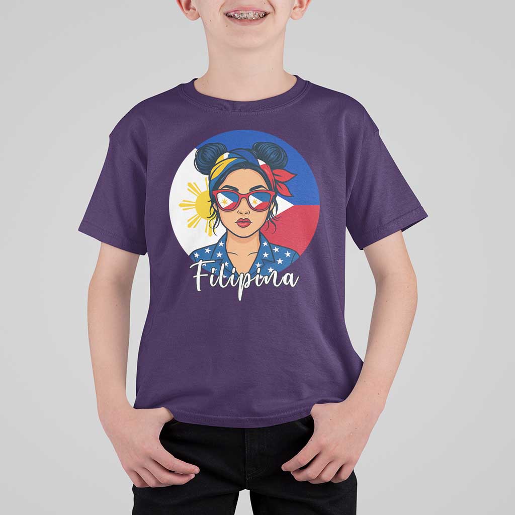 Philippines Girl Filipina T Shirt For Kid Flag Filipino Pride - Wonder Print Shop