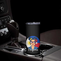 Philippines Girl Skinny Tumbler Filipina Philippines Flag Filipino Pride