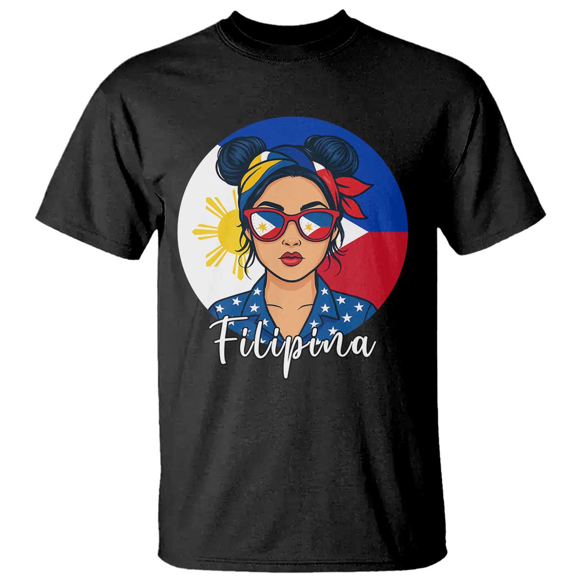Philippines Girl Filipina T Shirt Flag Filipino Pride - Wonder Print Shop