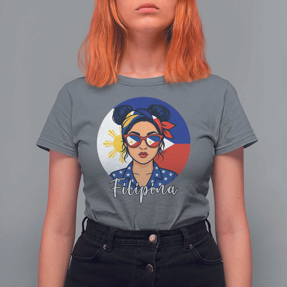 Philippines Girl Filipina T Shirt For Women Flag Filipino Pride - Wonder Print Shop