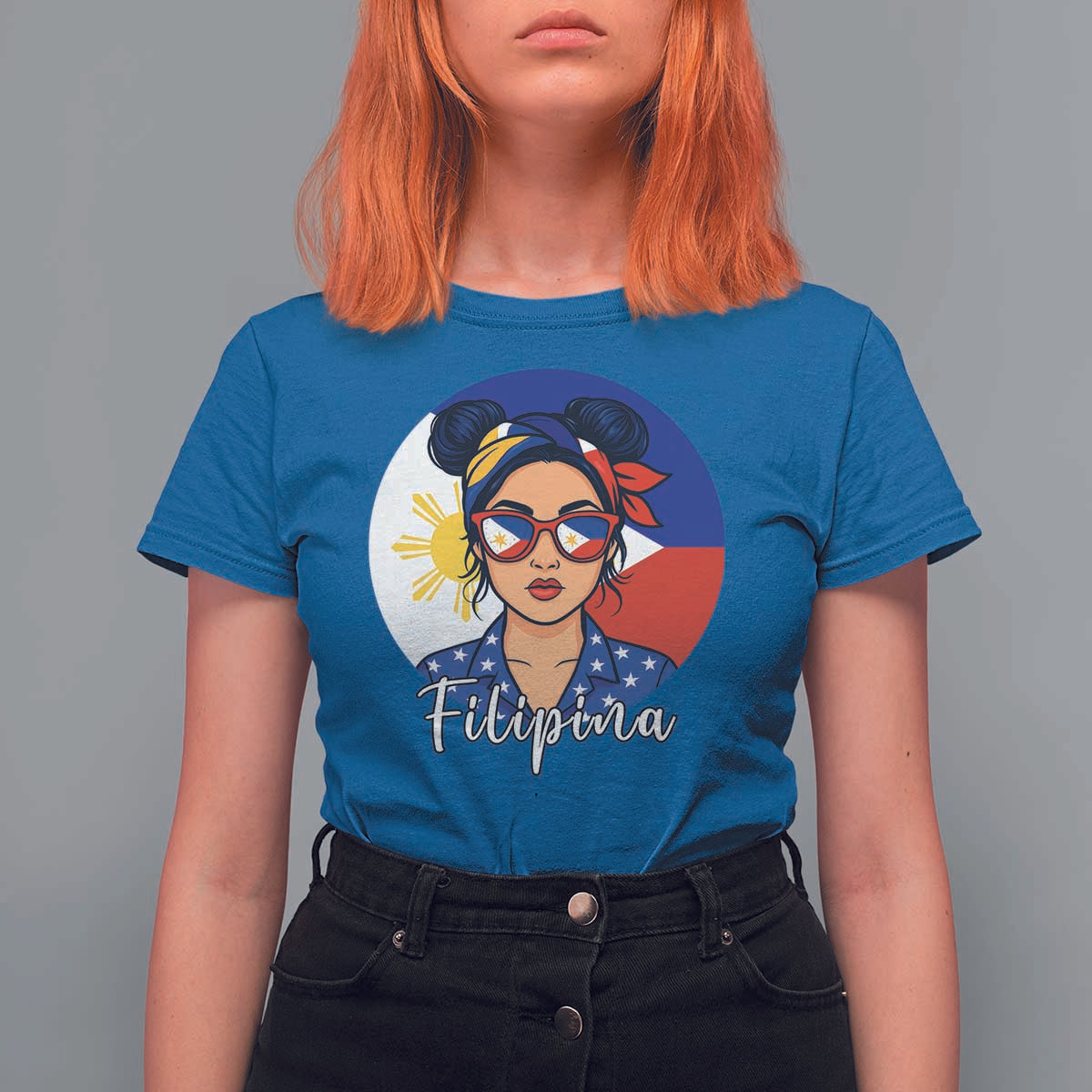 Philippines Girl Filipina T Shirt For Women Flag Filipino Pride - Wonder Print Shop