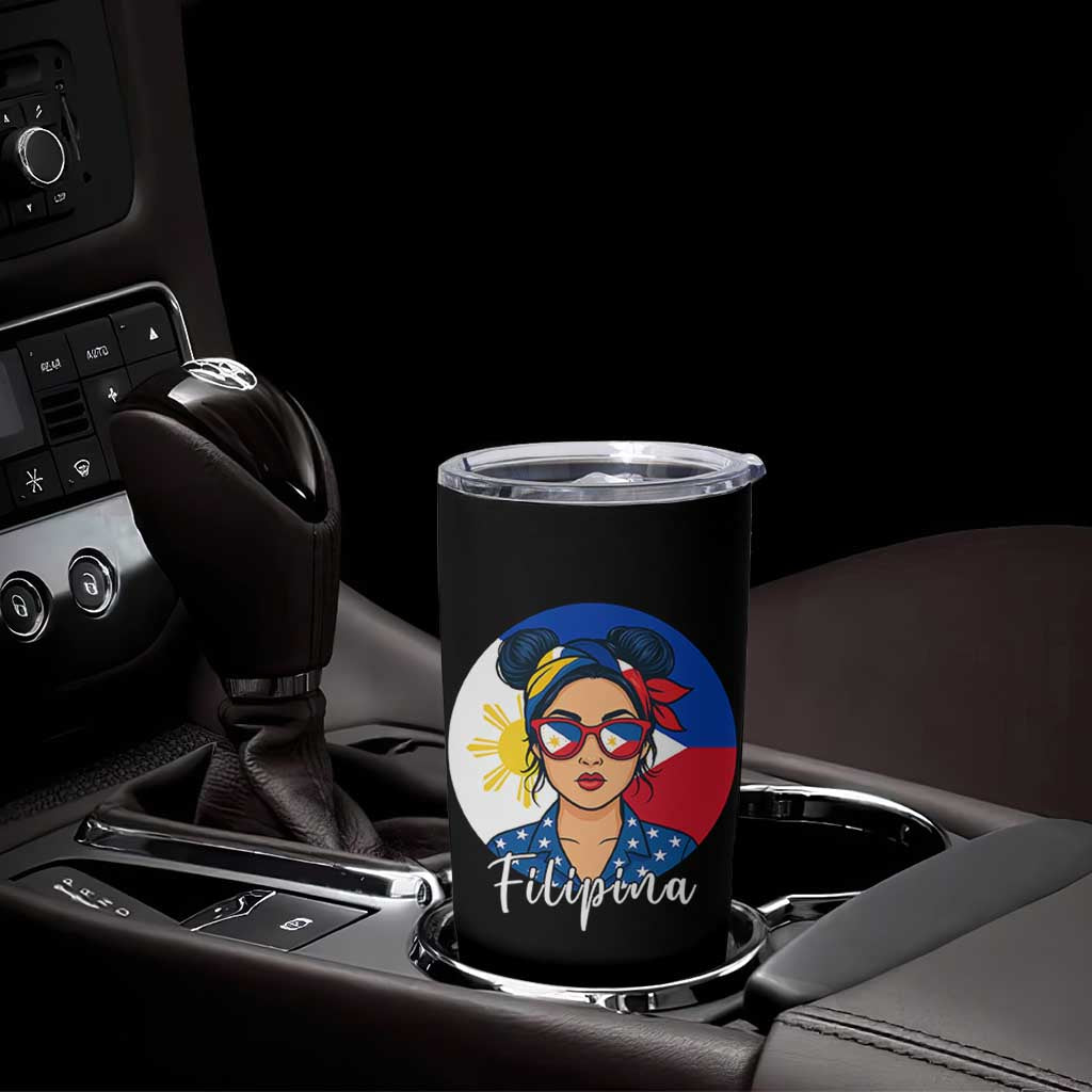 Philippines Girl Tumbler Cup Filipina Philippines Flag Filipino Pride