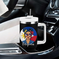 Philippines Girl Tumbler With Handle Filipina Philippines Flag Filipino Pride