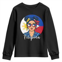Philippines Girl Filipina Youth Sweatshirt Flag Filipino Pride - Wonder Print Shop