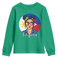 Philippines Girl Filipina Youth Sweatshirt Flag Filipino Pride - Wonder Print Shop