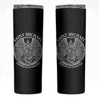 Saint Michael The Archangel Skinny Tumbler Defend Us In Battle Christian Faith