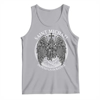Saint Michael The Archangel Tank Top Defend Us In Battle Christian Faith - Wonder Print Shop