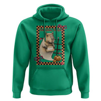 Halloween Capybara Hoodie Funny Too Chill To Boo - Wonder Print Shop