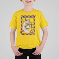 Halloween Capybara T Shirt For Kid Funny Too Chill To Boo - Wonder Print Shop