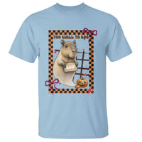 Halloween Capybara T Shirt Funny Too Chill To Boo - Wonder Print Shop
