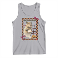 Halloween Capybara Tank Top Funny Too Chill To Boo - Wonder Print Shop