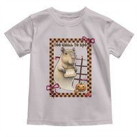 Halloween Capybara Toddler T Shirt Funny Too Chill To Boo - Wonder Print Shop
