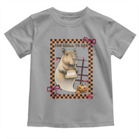 Halloween Capybara Toddler T Shirt Funny Too Chill To Boo - Wonder Print Shop
