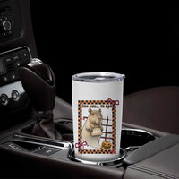 Halloween Capybara Tumbler Cup Funny Too Chill To Boo